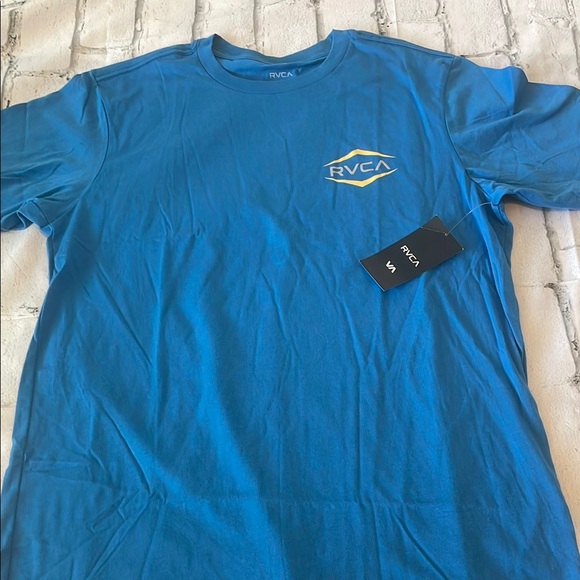 New RVCA Men’s t shirt sky blue - Picture 1 of 1
